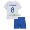 Maillot de Supporter France Aurelien Tchouameni 8 Extérieur Coupe du Monde 2022 Pour Enfant